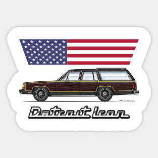 Detroit Iron Sticker